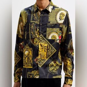 Urban Outfitters • Satin • Button-Down Shirt • Medium